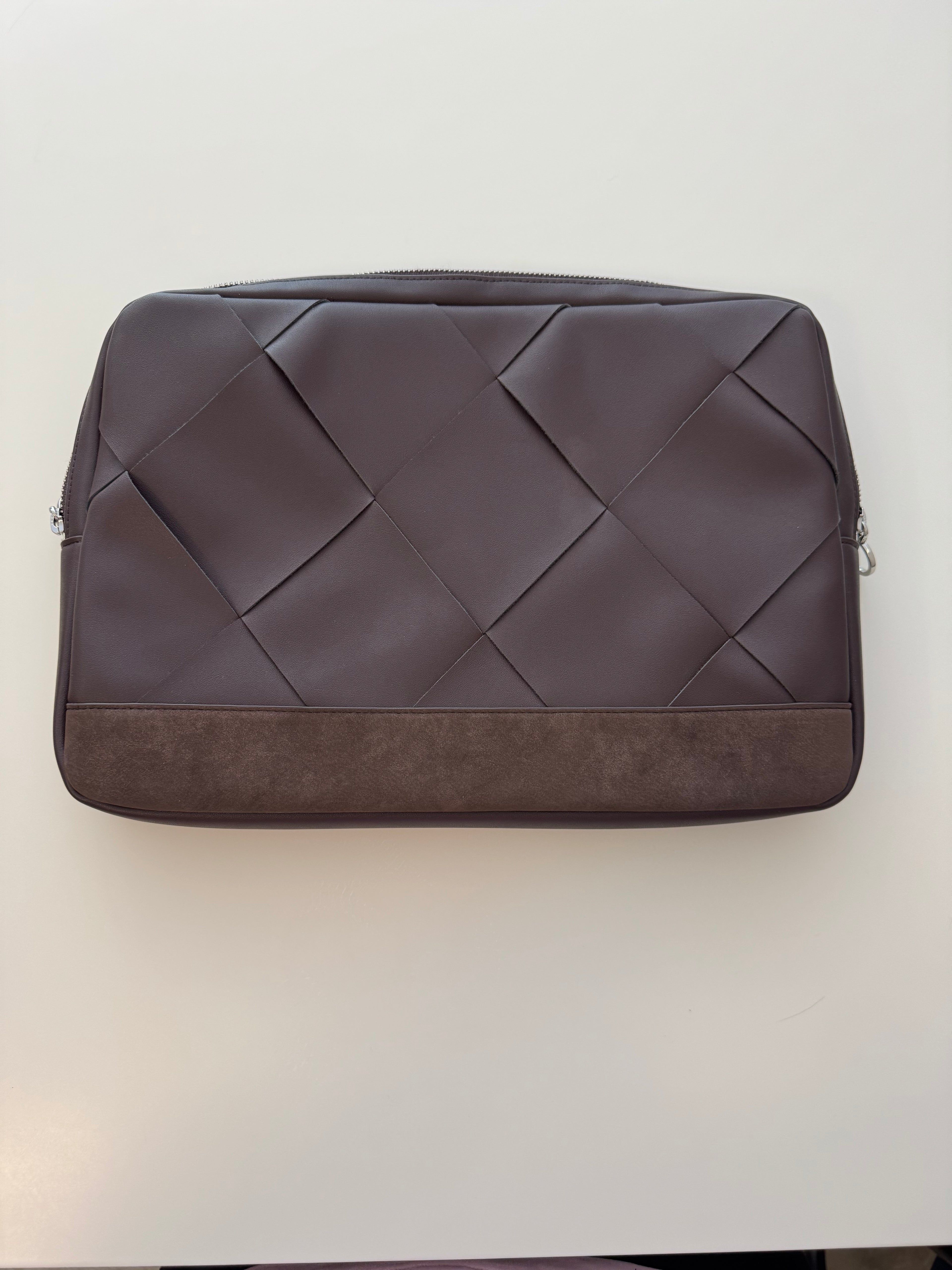 DARTINE Genuine Leather Laptop Sleeve 13" and 14"