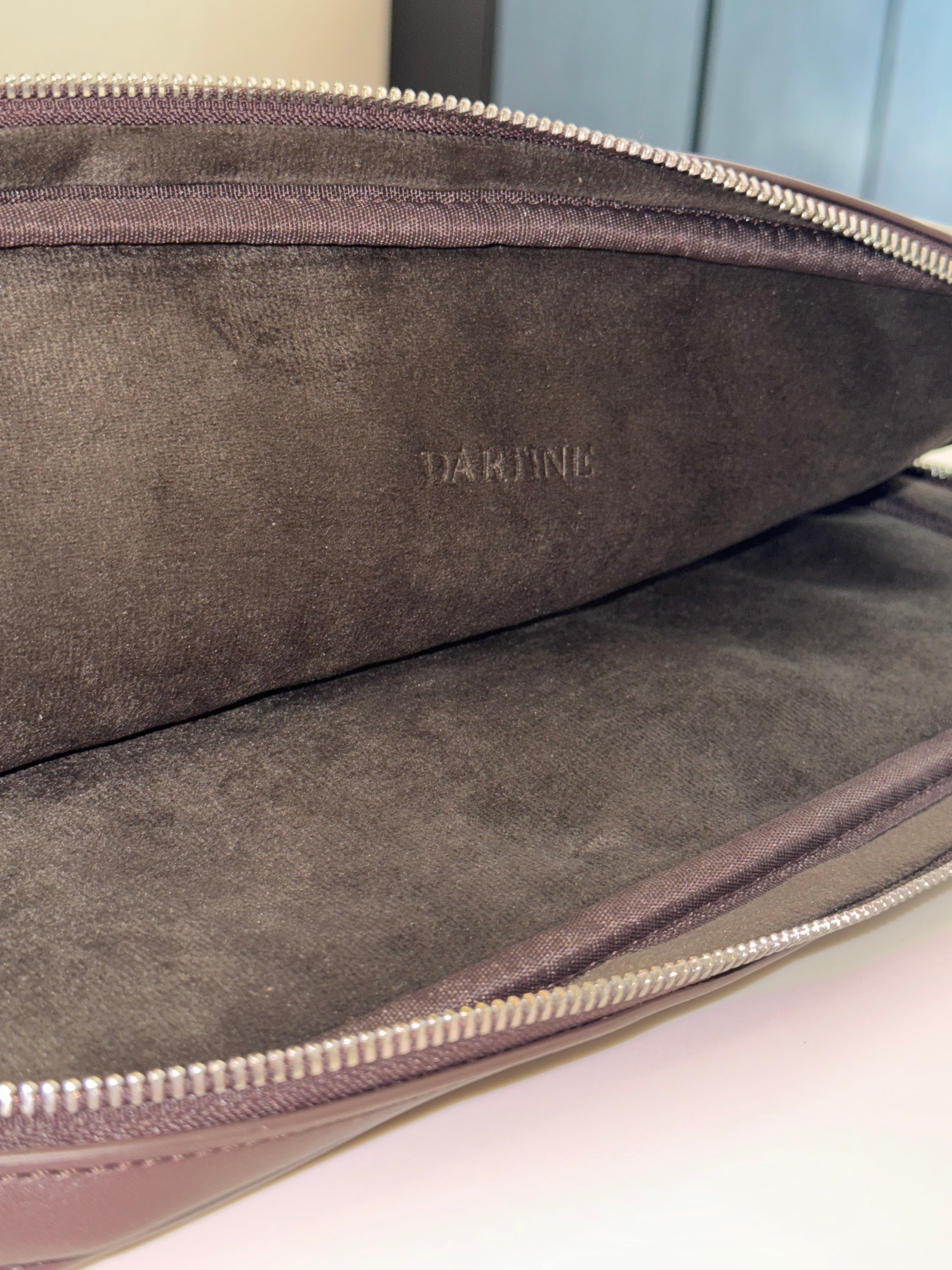 DARTINE Genuine Leather Laptop Sleeve 13" and 14"